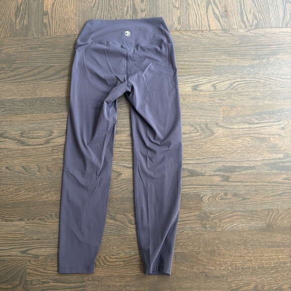 SAVVI Leggings Compression Mid Rise  Medium Purple Gray - Picture 5 of 6